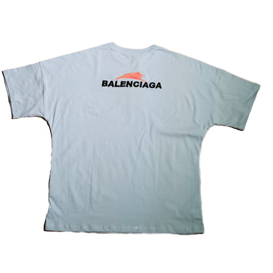 Tricouri La Moda TRICOU Tricou BALENCIAGA Oversized cu Logo Sneaker